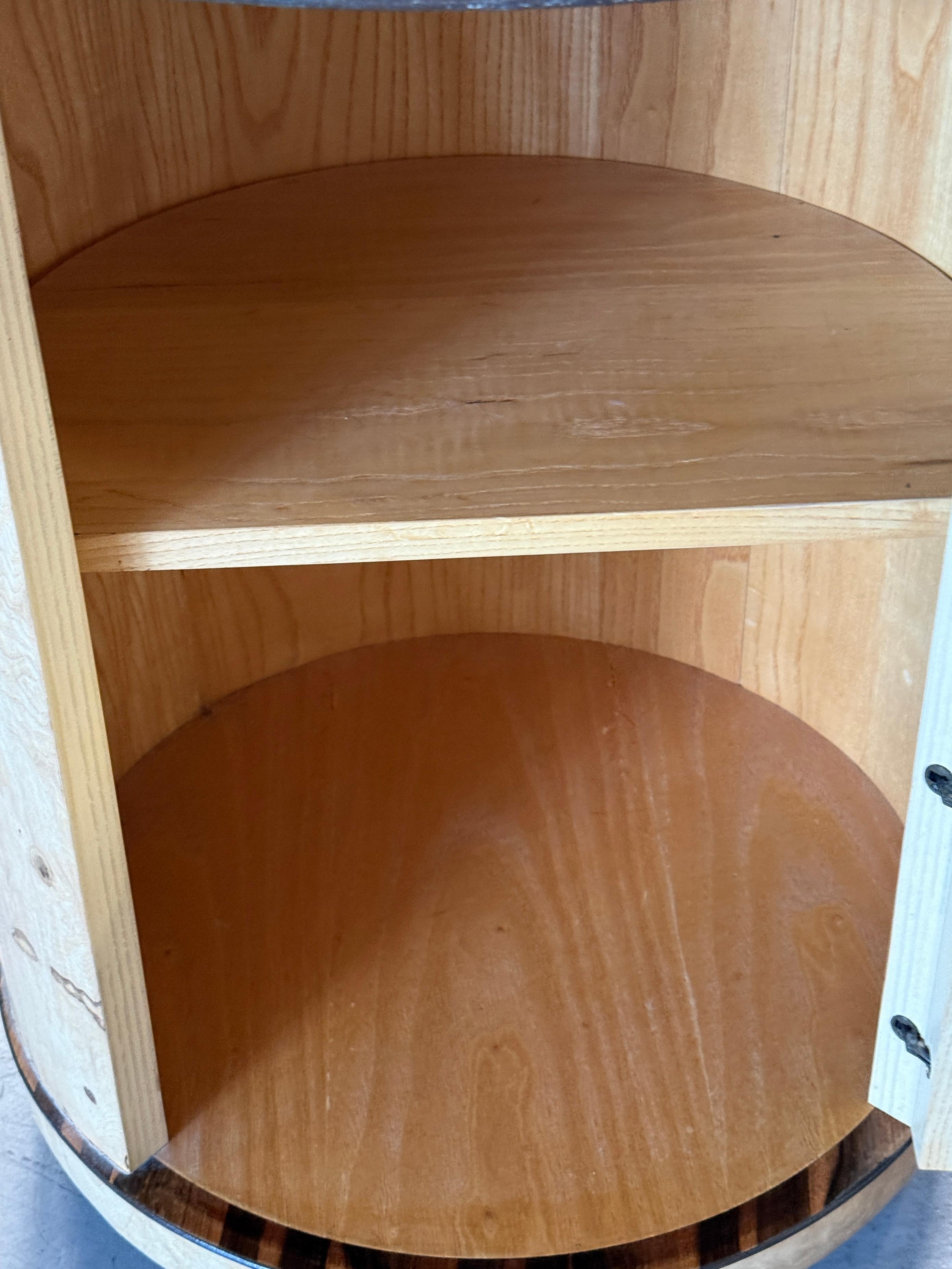 Superbes tables de nuit en loupe de Henredon des années 1980 Bon état - En vente à Palm Springs, CA