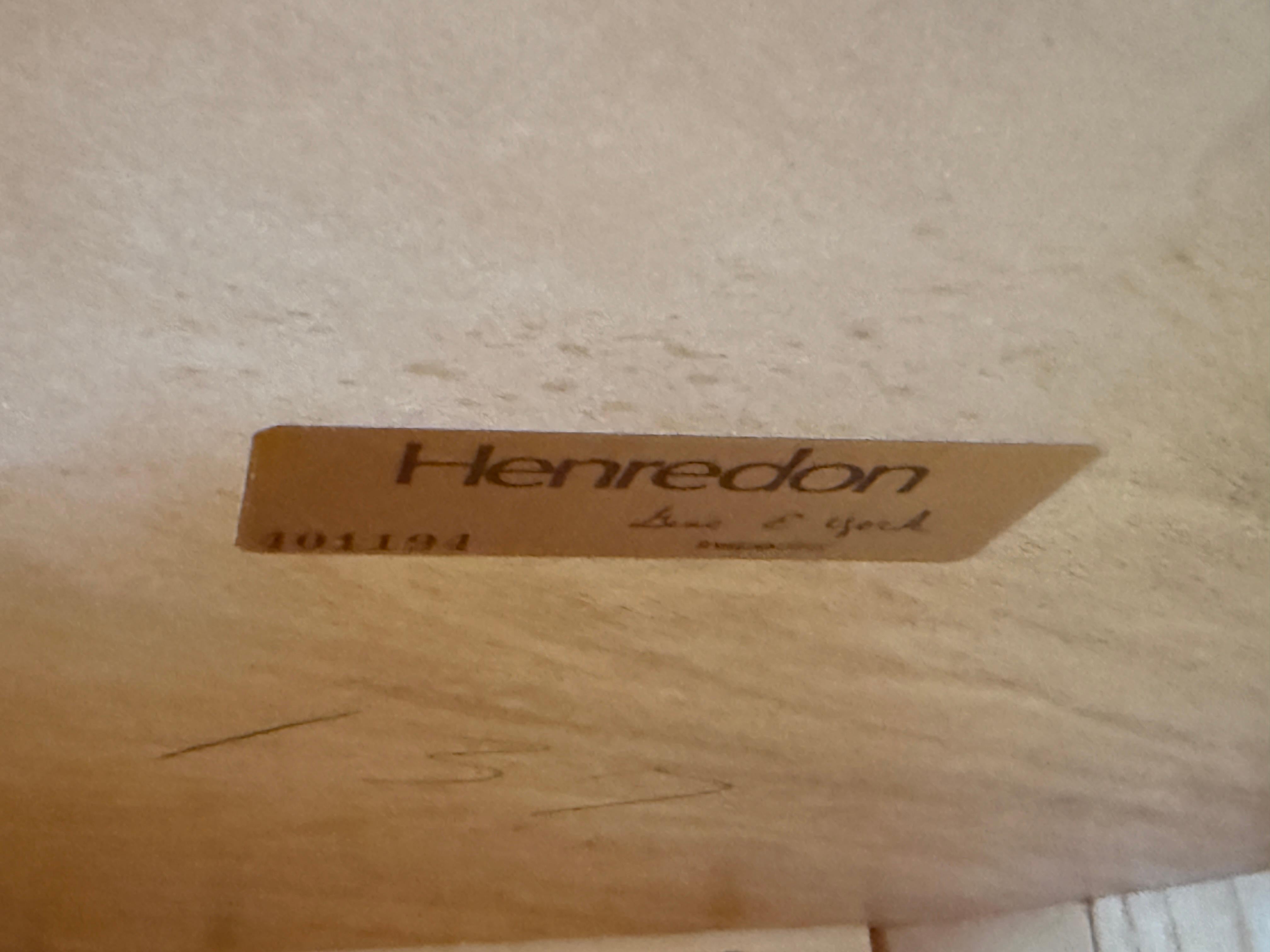 Fin du 20e siècle Superbes tables de nuit en loupe de Henredon des années 1980 en vente