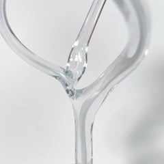 Stunning 1980s Jozefina Krosno Red Glass Footed Bowl