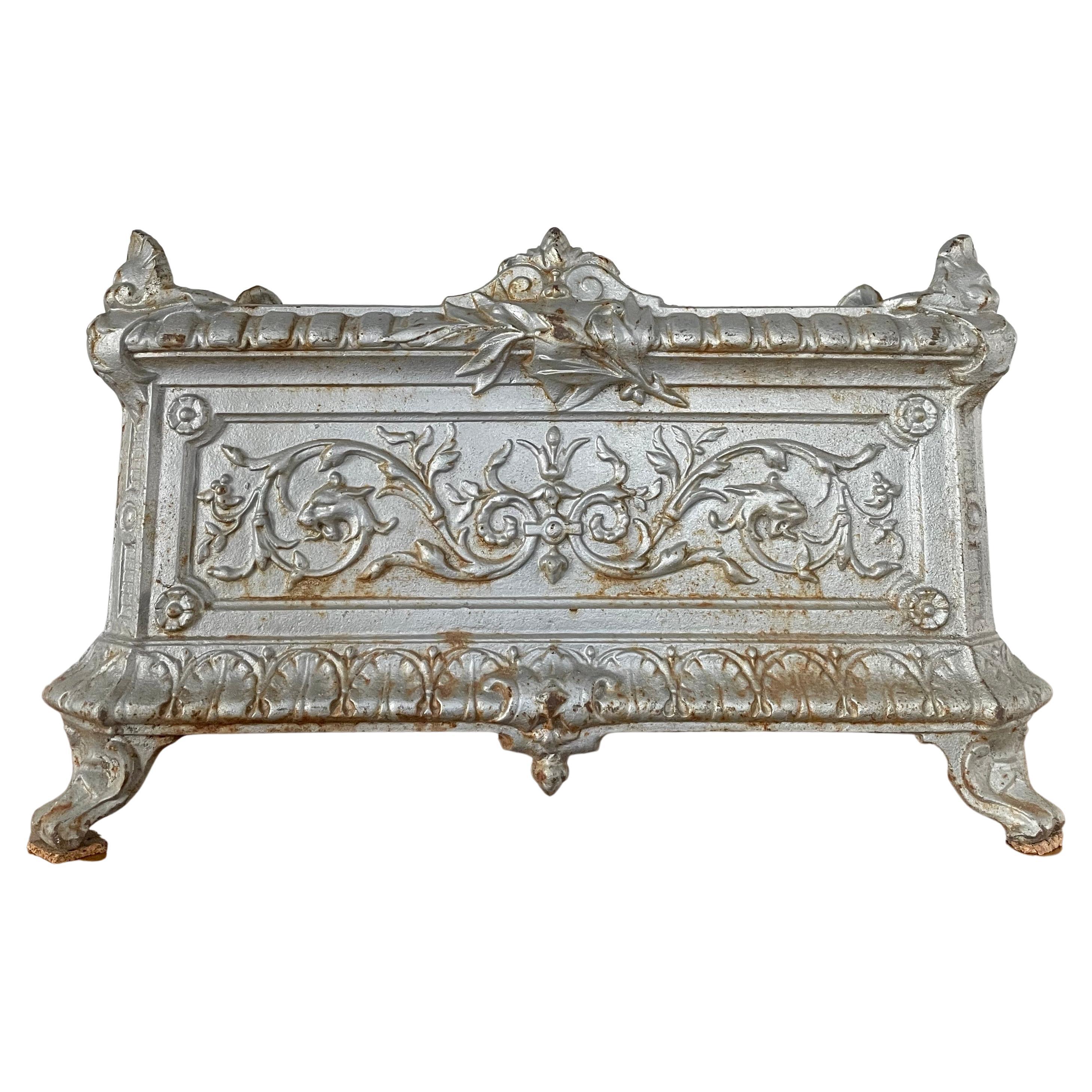 Stunning 19th C French Cast Iron Jardinière