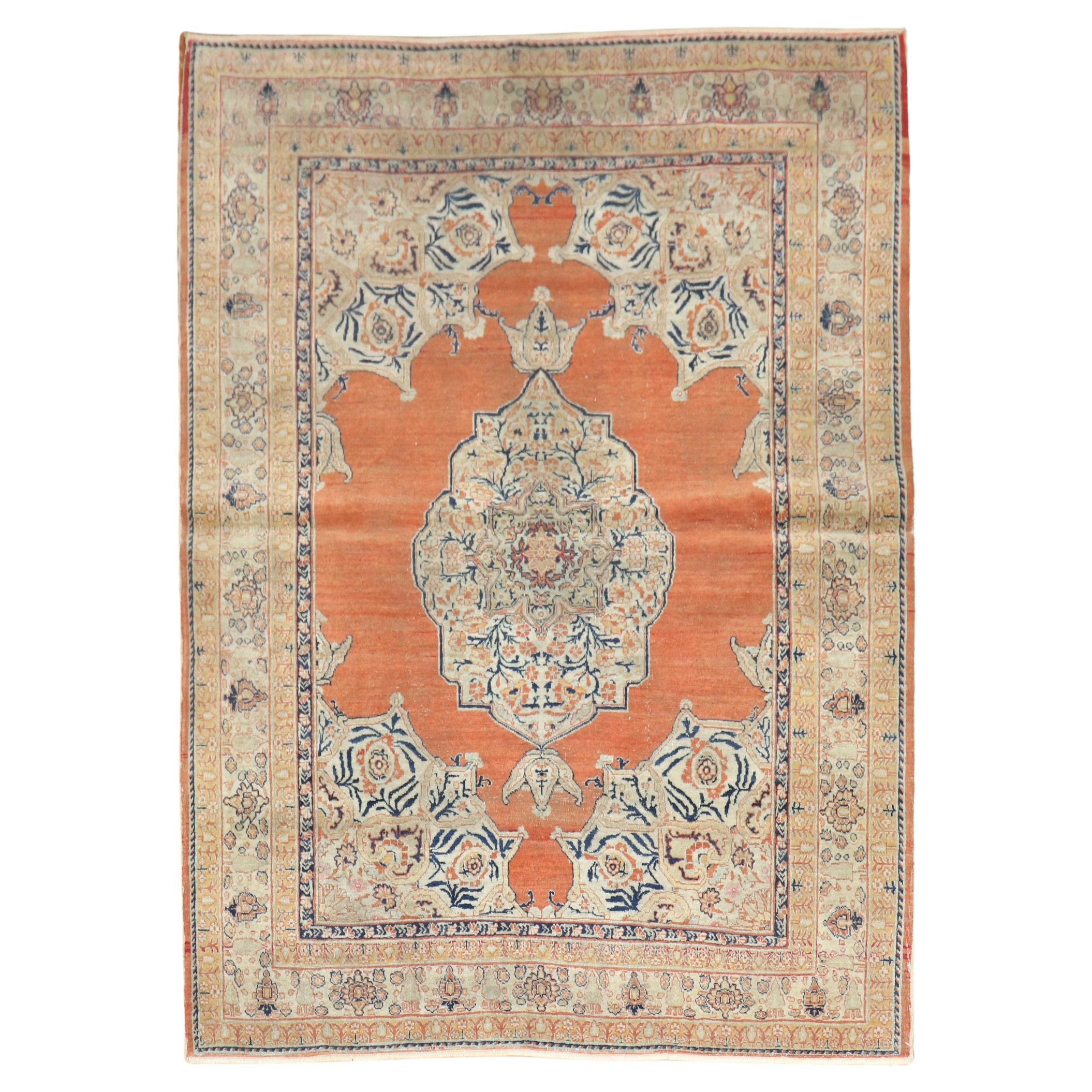 Atemberaubender persischer Hadji Jali Li Täbriz-Teppich aus dem 19. Jahrhundert