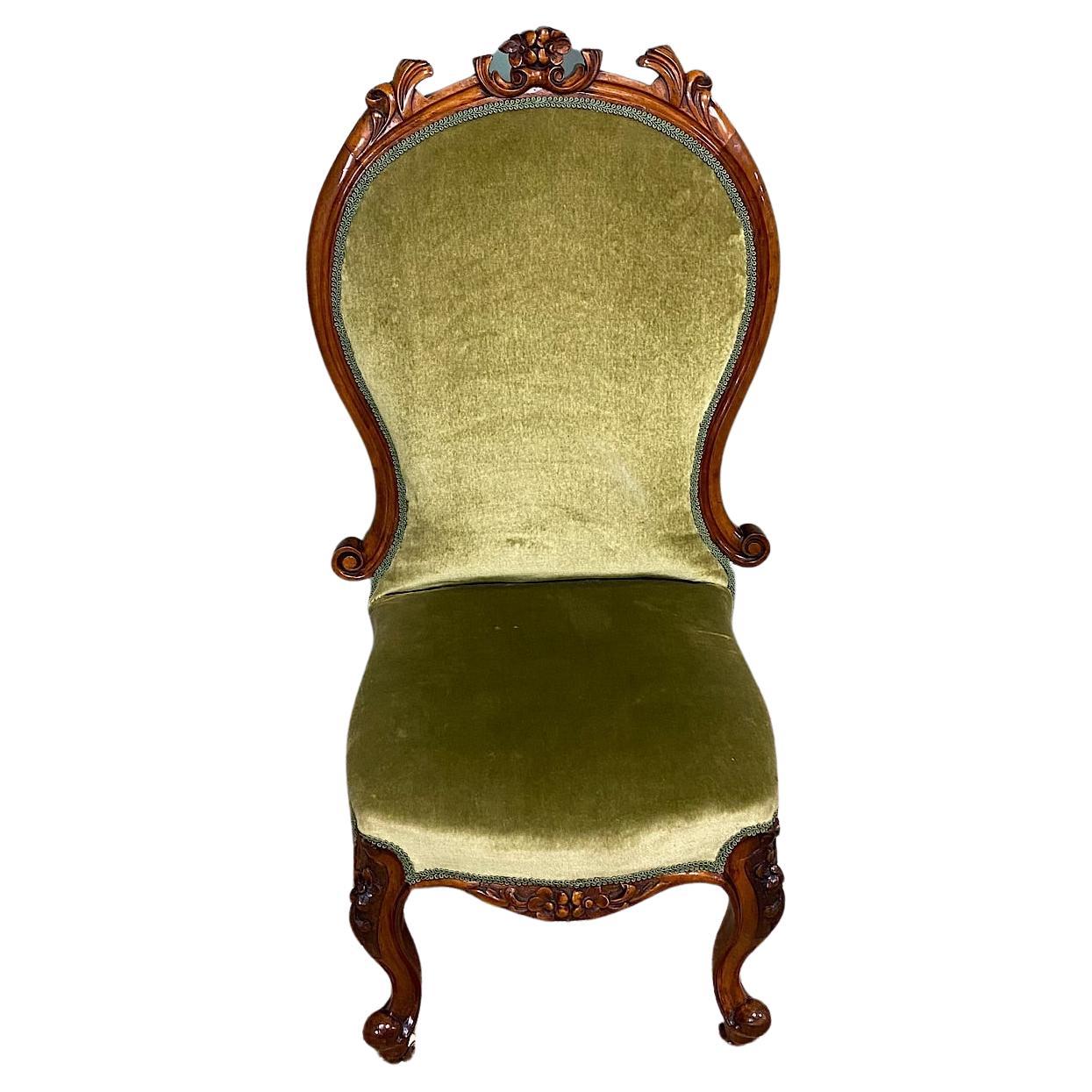 Antique Victorian Tub Chair, Late 19th Century at 1stDibs