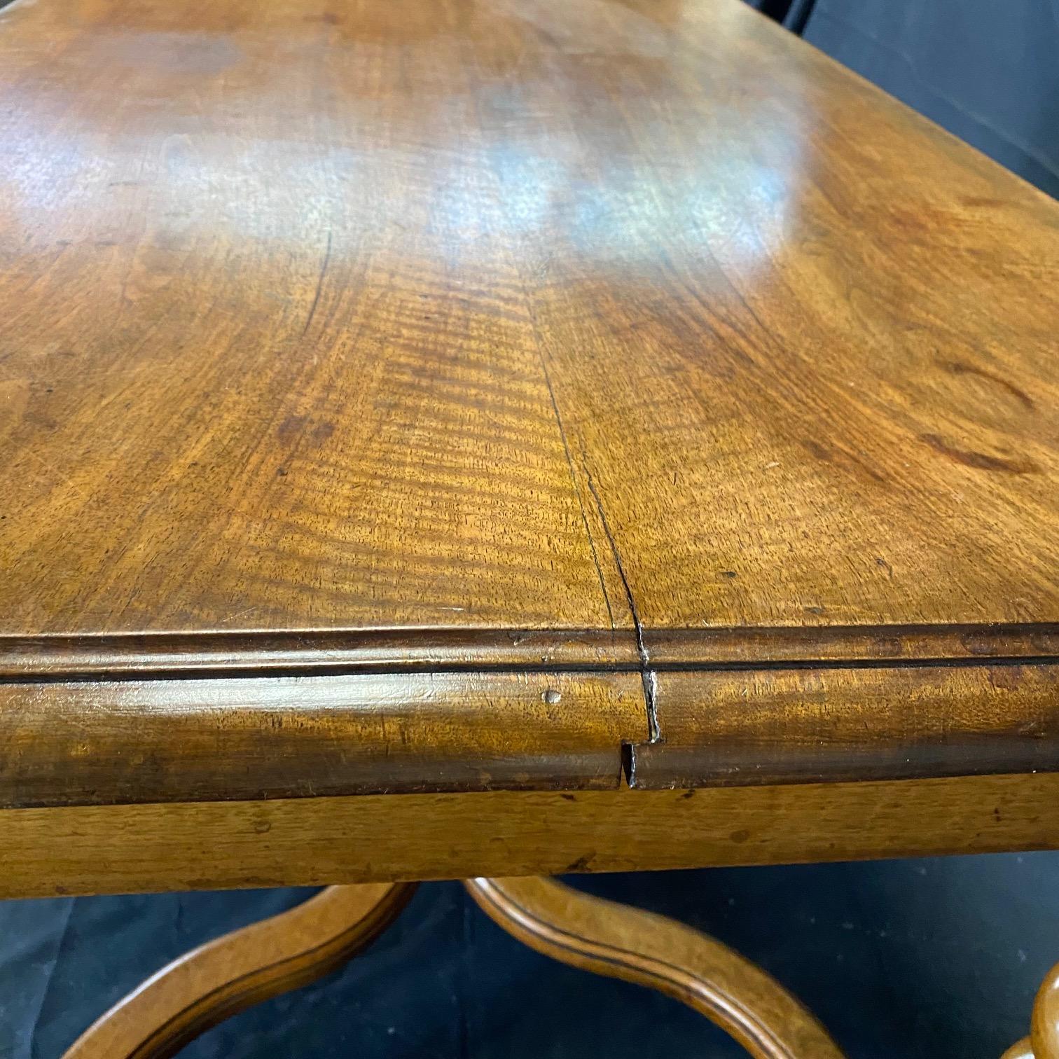 Stunning 19th Century Walnut French Barley Twist Center or Dining Table For Sale 3