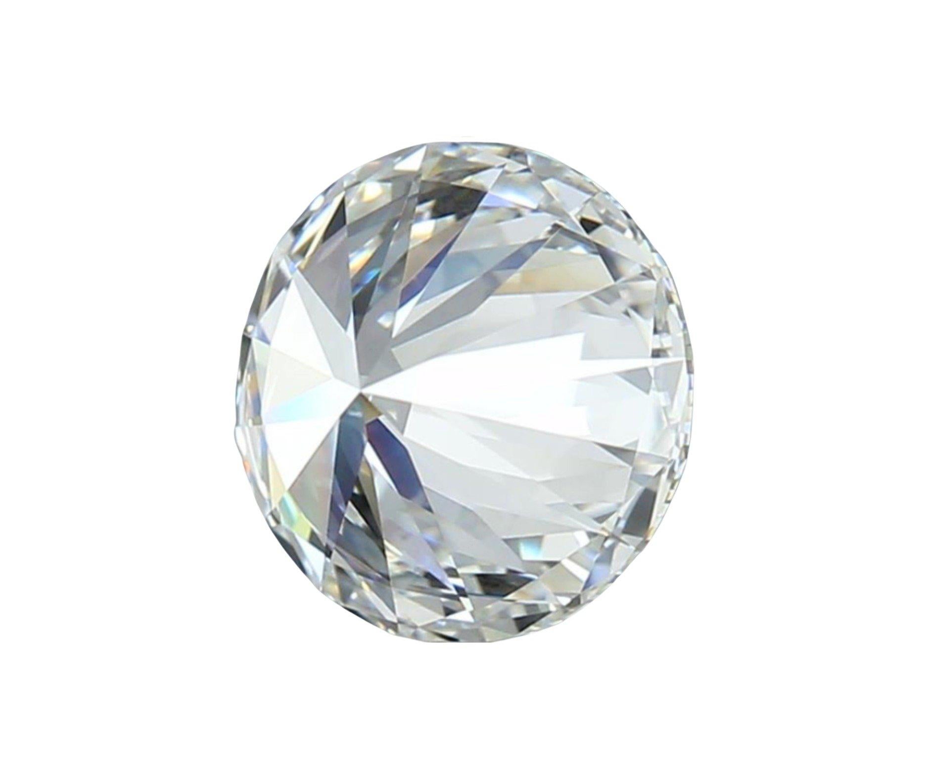 Stunning 2 Pcs Natural Diamonds with 1.85 Ct Round H IF VVS1 GIA Cert. For Sale 2