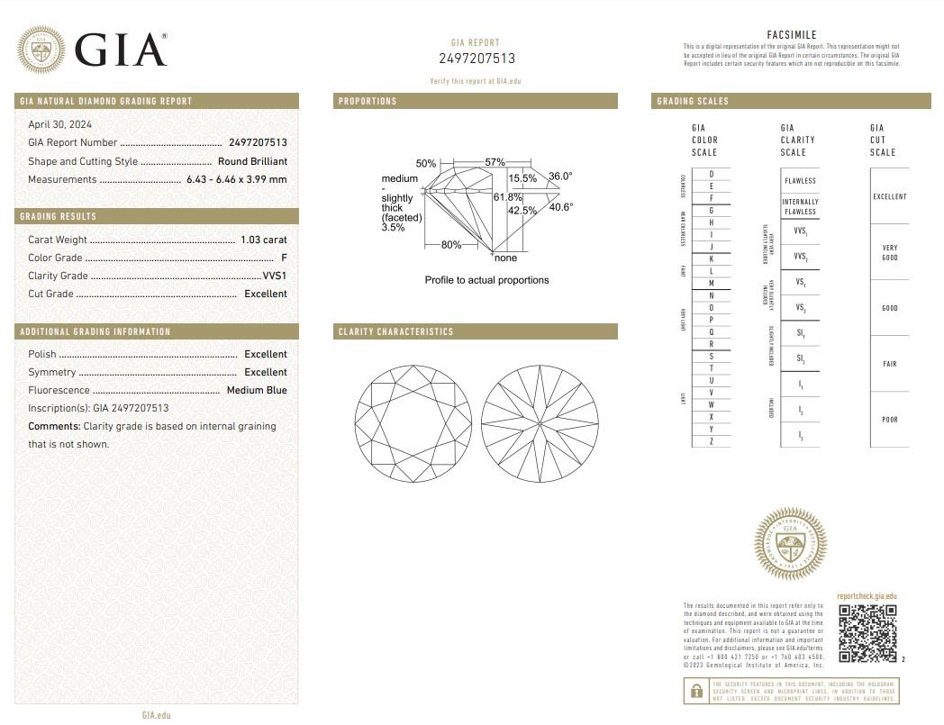 Round Cut Stunning 2.05ct Triple Excellent Ideal Cut Pair of Round Diamonds -GIA Certified