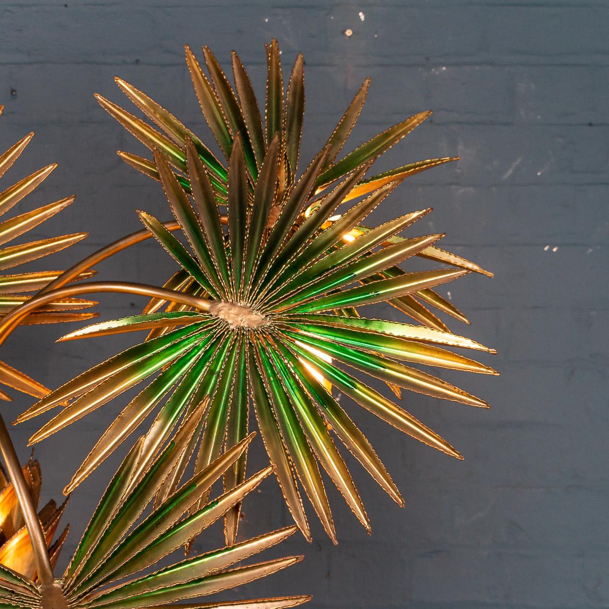 Stunning 20th Century Palm Tree Floor Lamp by Maison Jansen, circa 1970 2