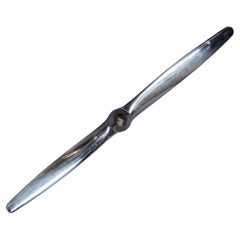 Vintage Stunning 20th Century Polished Airplane Propeller Blade c.1960