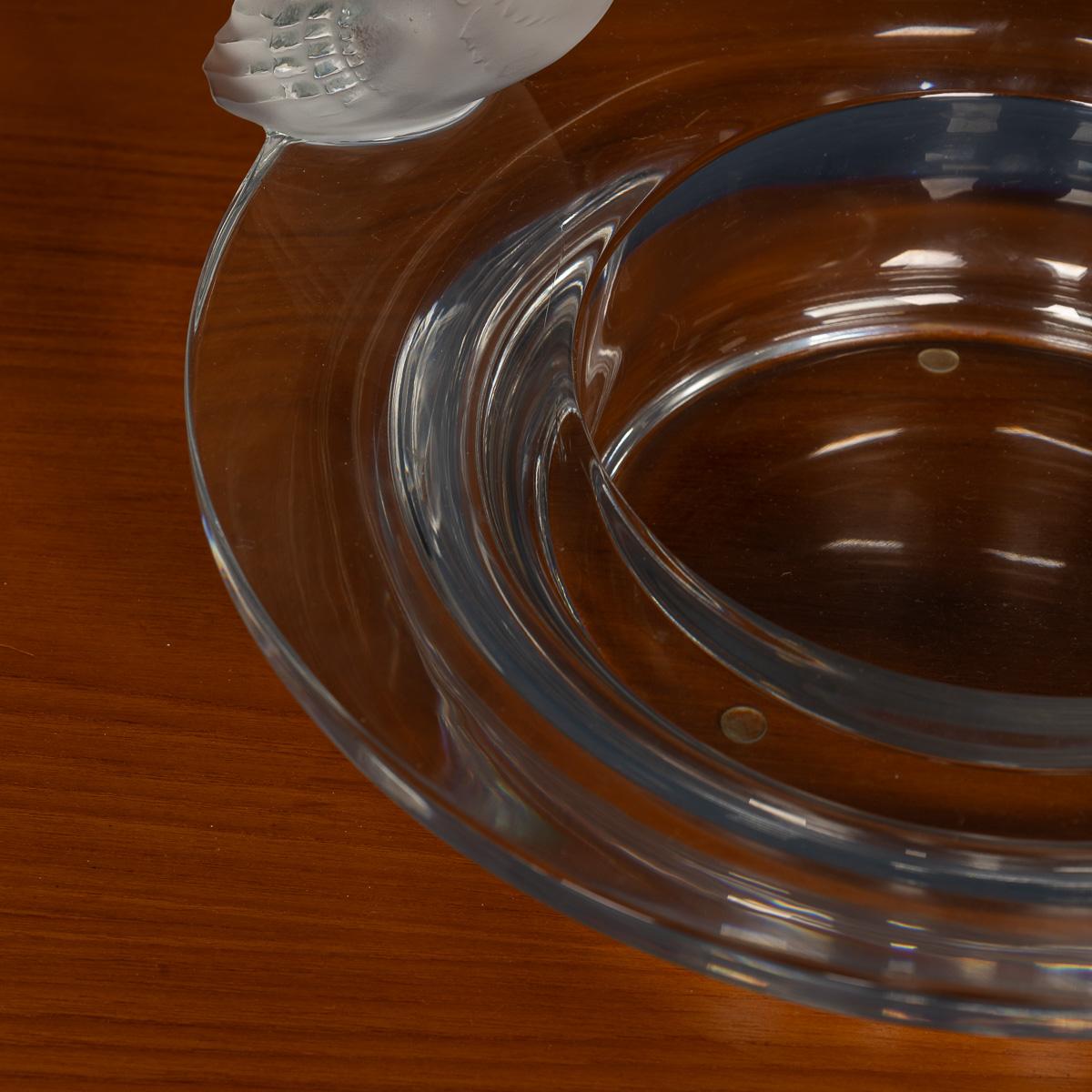 Stunning 20thC French Lalique Crystal Bowl 