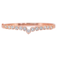 Atemberaubendes Armband aus 18 Karat Roségold mit 2,46 Karat Diamanten - IGI-zertifiziert