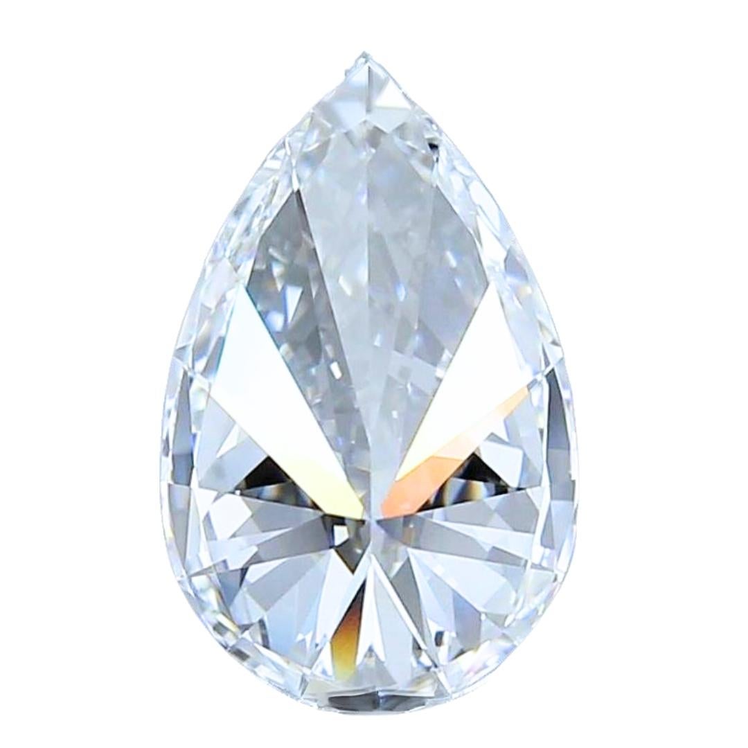 Women's Stunning 2.50ct Ideal Cut Pear-Shaped Diamond - GIA Certified For Sale