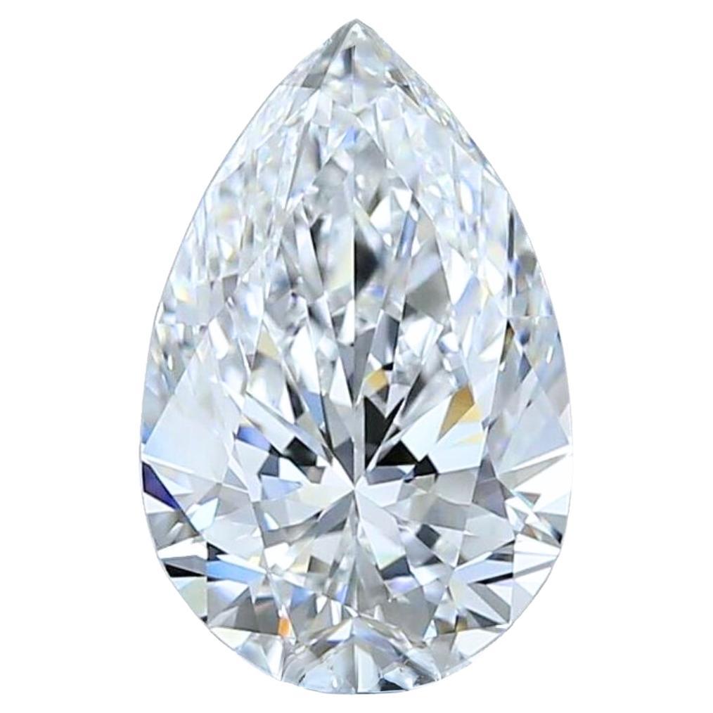 Stunning 2.50ct Ideal Cut Pear-Shaped Diamond - GIA Certified For Sale