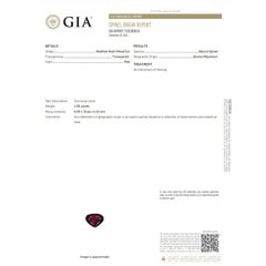 Stunning 2.55ct Spinel Gemstone - GIA Certified