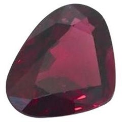Superbe pierre précieuse spinelle de 2,55 carats, certifiée GIA