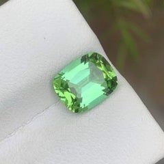 Stunning 2.65 Carat Natural Loose Tourmaline Ring Cushion Cut From Afghanistan