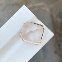 Stunning 28.65 Carats Natural Loose Golden Topaz Asscher Cut For Jewelry Making