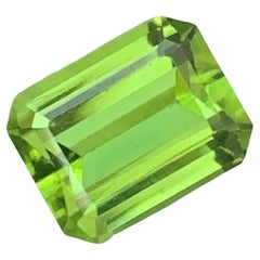 Stunning 2.95 Carat Natural Loose Apple Green Peridot from Suppat Valley Mine
