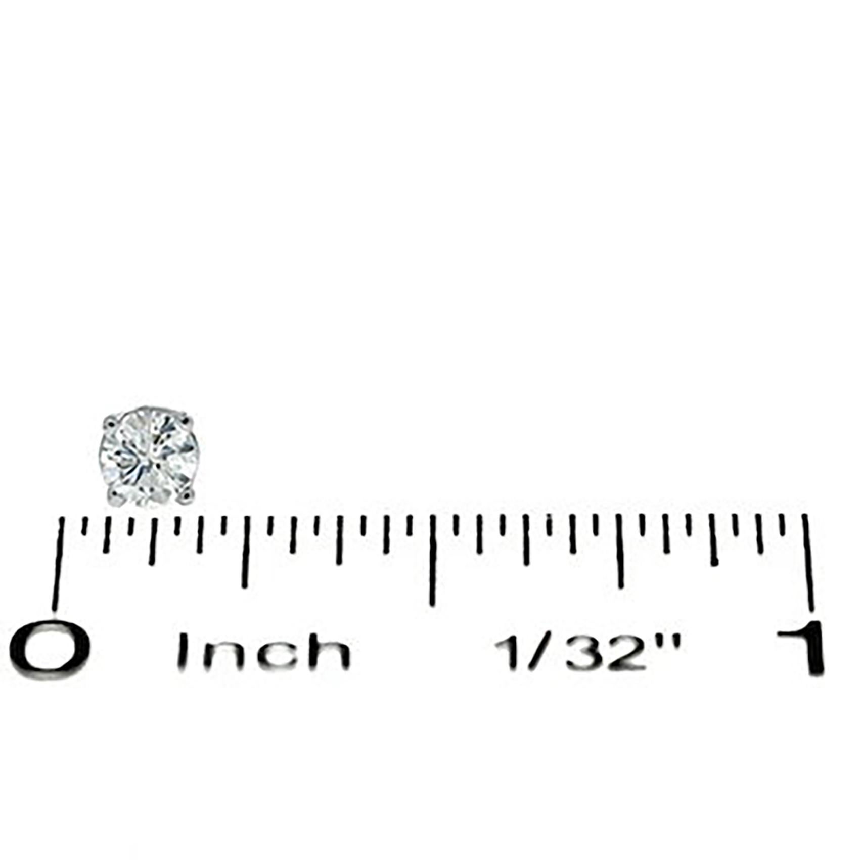 Stunning  3/8 CT. T.W. Diamond Solitaire Stud Earrings in 14K White Gold

Your look isn't complete without these classic diamond solitaire stud earrings. Created in 14K white gold, each earring showcases a sparkling diamond solitaire. Radiant with