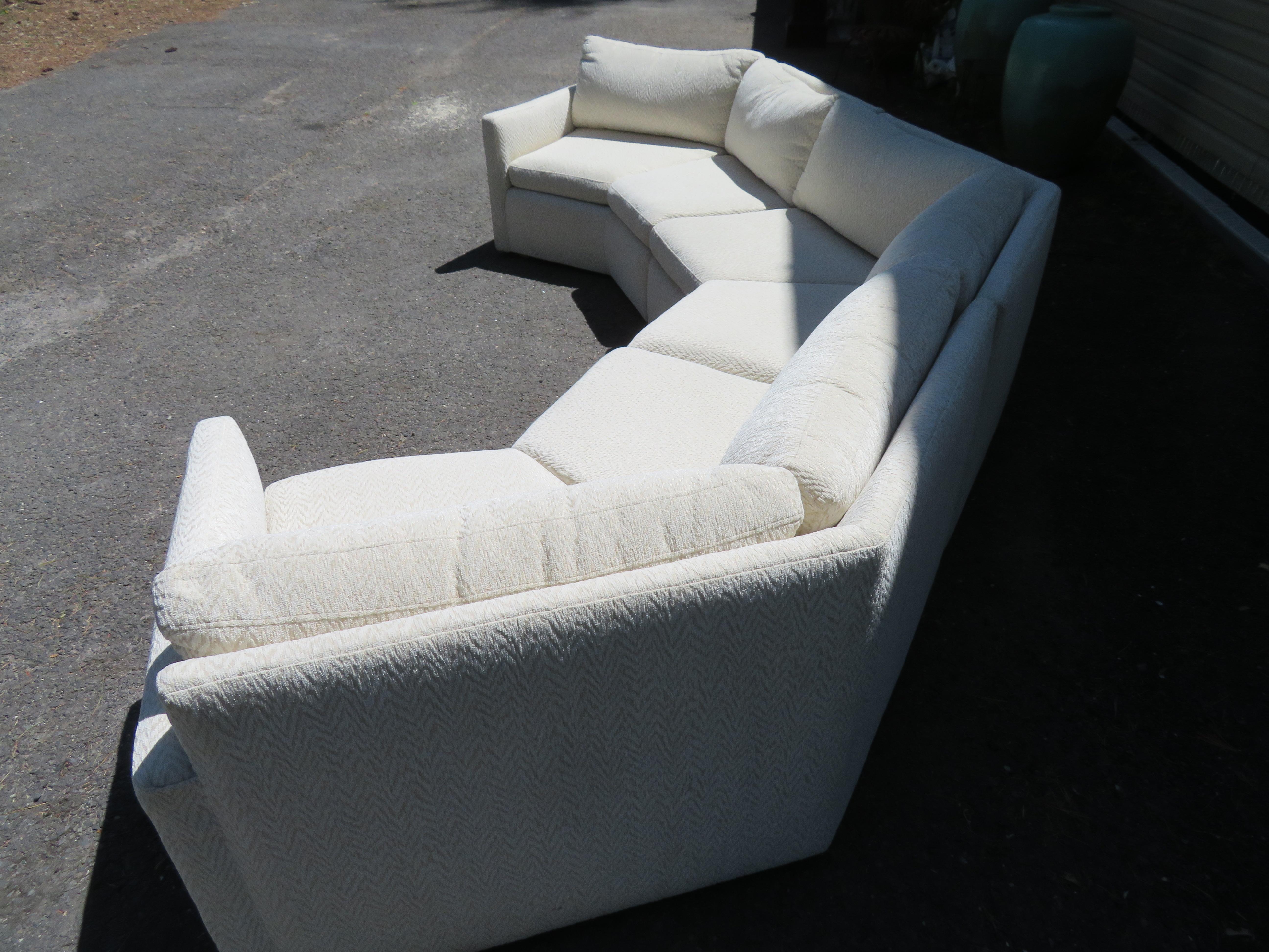 bernhardt curved sectional