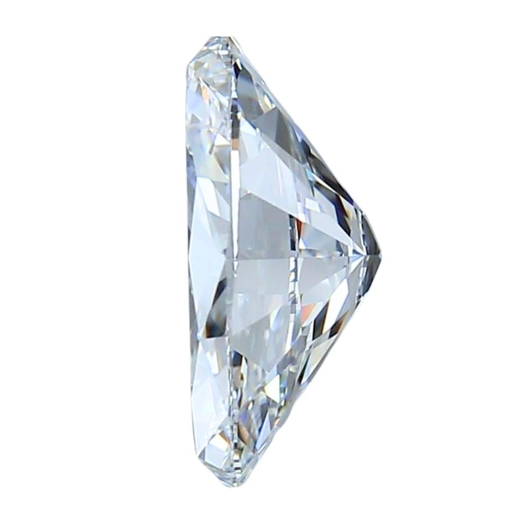 Stunning 3.02ct Ideal Cut Oval-Shaped Diamond - GIA Certified In New Condition For Sale In רמת גן, IL