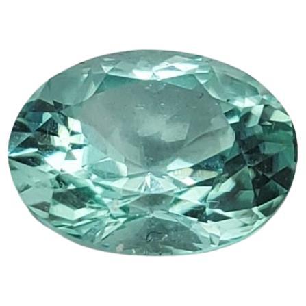 Oval Cut Stunning 3.21ct Natural Oval Pariba Tourmaline AGL Certified For Sale