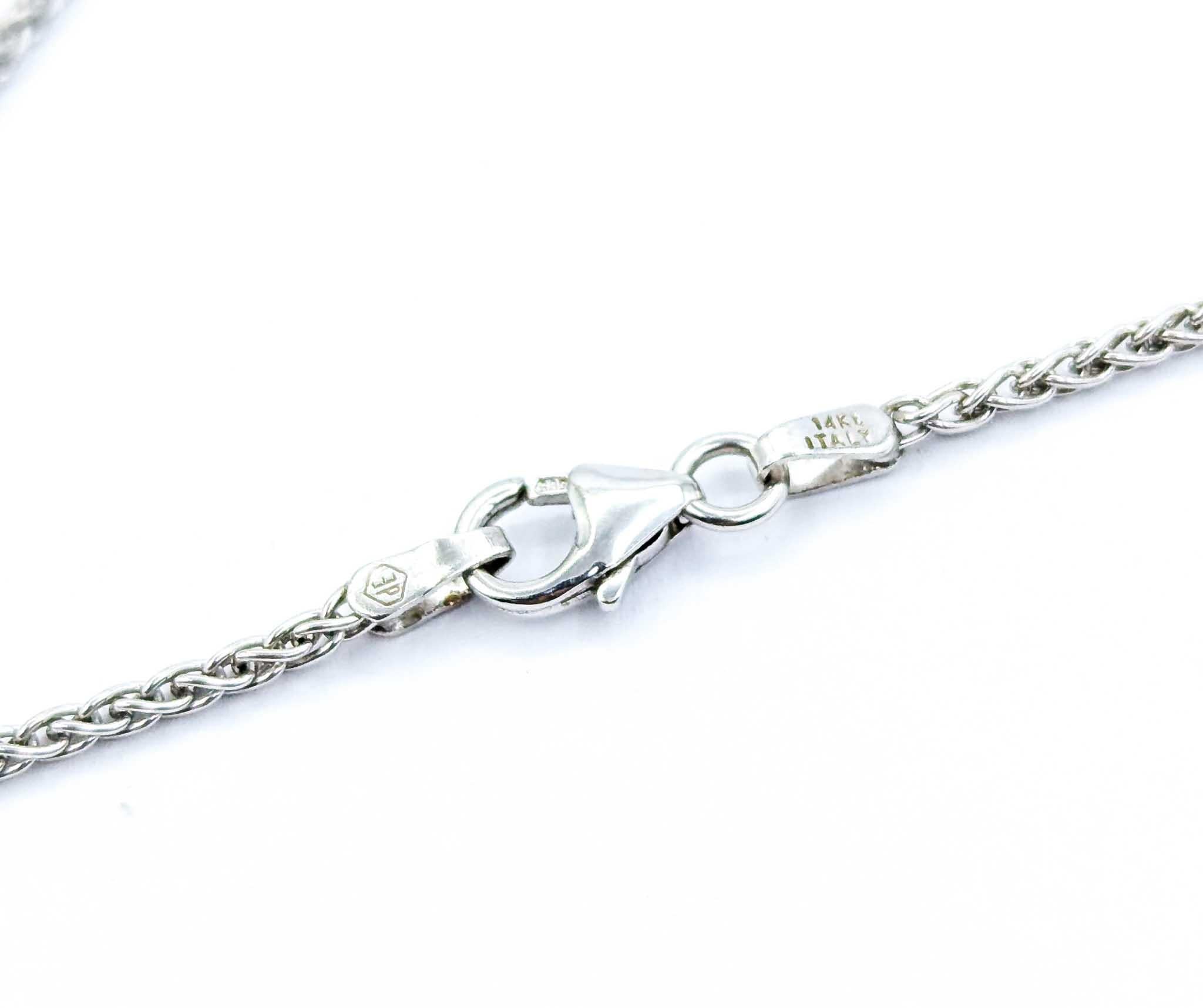 Superbe collier à pendentifs en tourmaline rose et verte bicolore de 34,54ct en platine Unisexe en vente