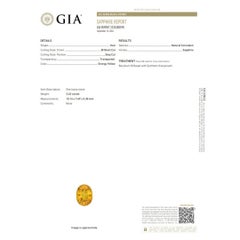 Stunning 3.63ct Sapphire Gemstone - GIA Certified