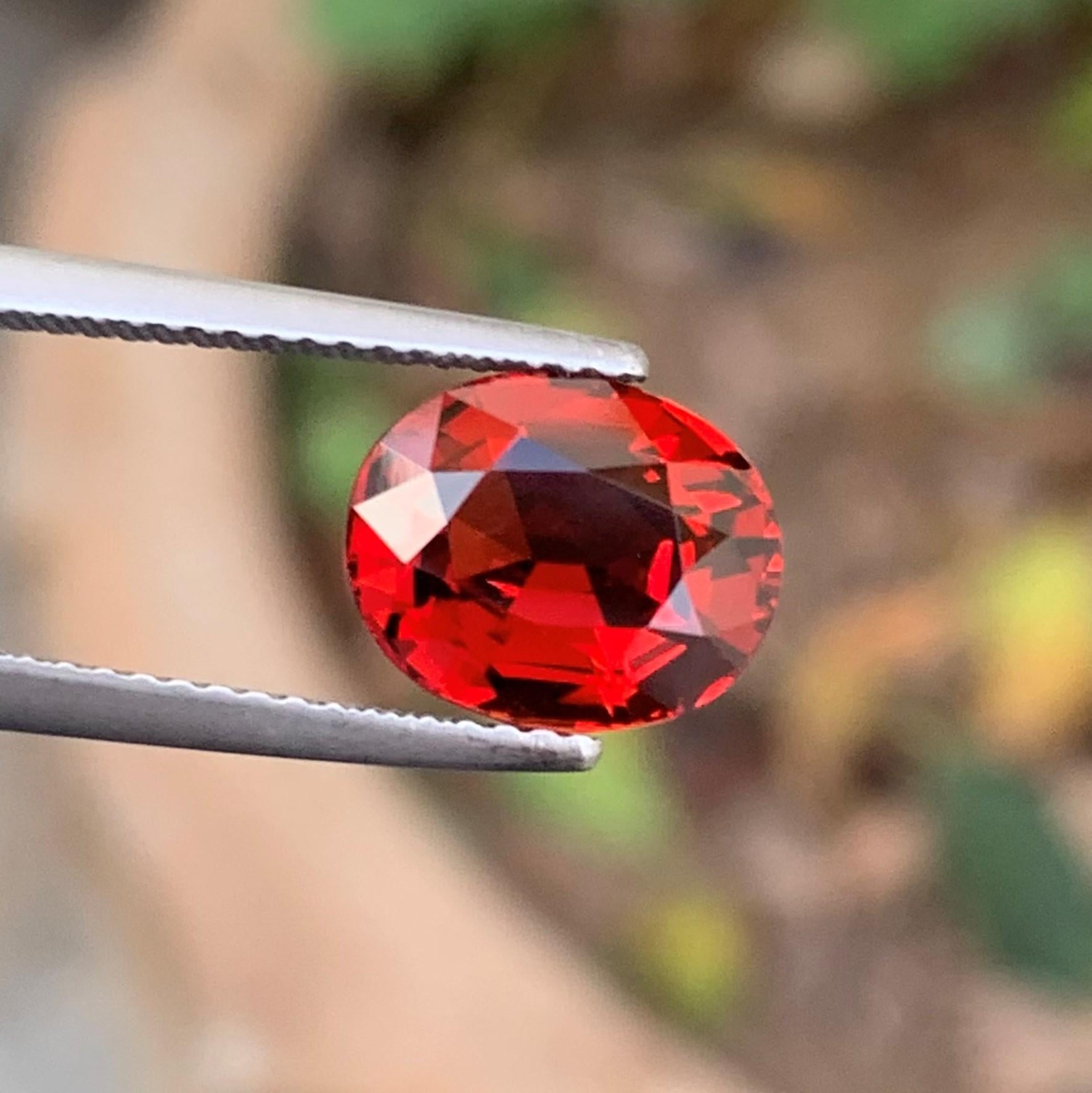 Faceted Spessartine Garnet
Weight: 3.85 Carats
Dimension: 9.9x8.1x5.4 Mm
Origin: Madagascar
Shape: Oval
Cut/Facet: Cushion Cut
Color: Orange Fanta
Clarity: Clean
Certificate: On Demand
Spessartine is a manganese-aluminum garnet; the manganese gives