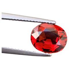 Stunning 3.85 Carat Natural Loose Clean Spessartine Garnet Gold Ring Gemstone