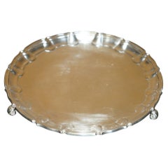 STUNNING 441 GRAMS SOLID STERLING SiLVER SERVING TRADE MADE IN LONDON IN 1904