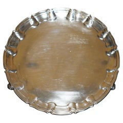 STUNNING 441 GRAMS SOLID STERLING SiLVER SERVING TRADE MADE IN LONDON IN 1904