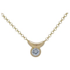 Stunning 4.53ct Diamond Pendant in 18K Yellow Gold