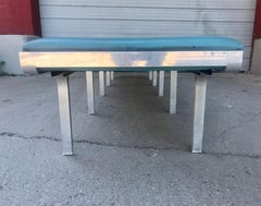 Stunning 5-Seat Cast Aluminum "Link" Bench by John Behringer, circa 1960s
