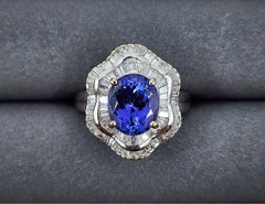 5.21 Karat Tansanit
Diamantring