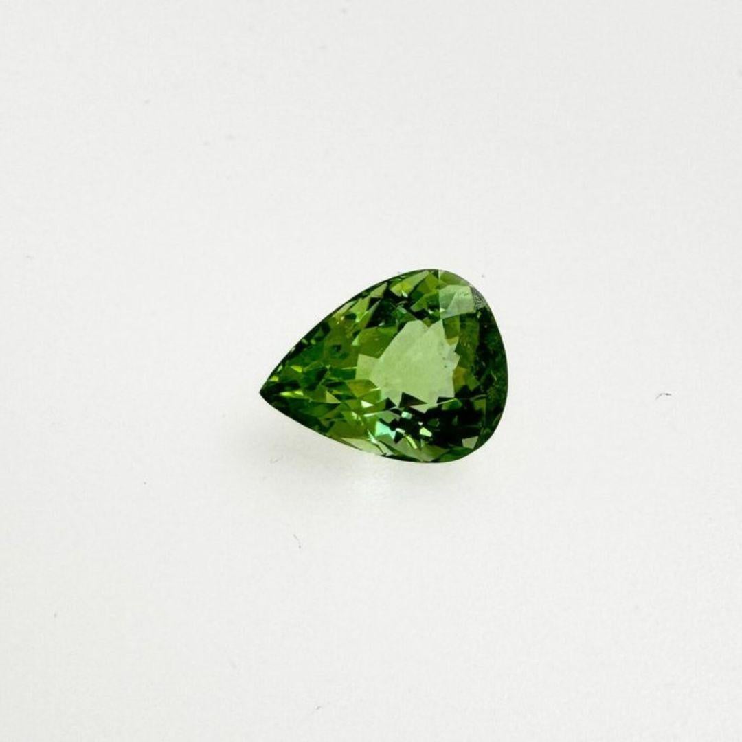 Pear Cut Stunning 5.38ct Tourmaline Gemstone - GIA Certified For Sale