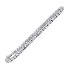 Atemberaubendes Tennisarmband mit 5,56 Diamanten