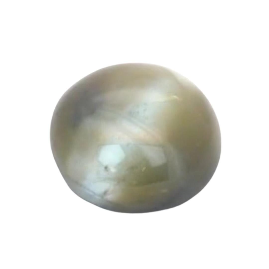 Round Cut Stunning 5.76ct Chrysoberyl Gemstone - GIA Certified For Sale