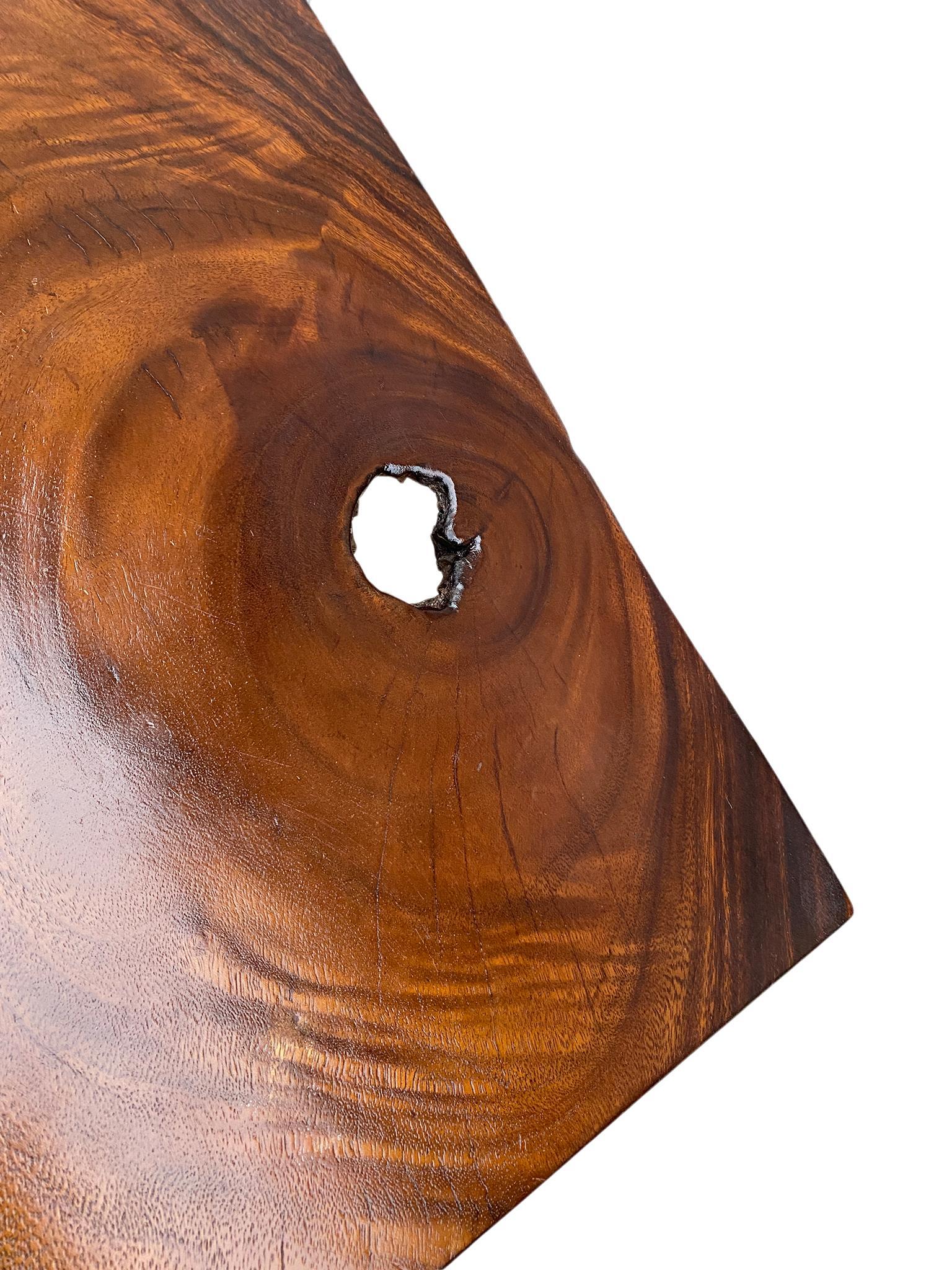 Stunning 7' Live Edge Walnut Slab Dining Table the Style of Nakashima 5