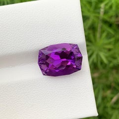 Stunning 7.85 Carats Loose Dark Purple Amethyst Ring Gem from Brazil Mine