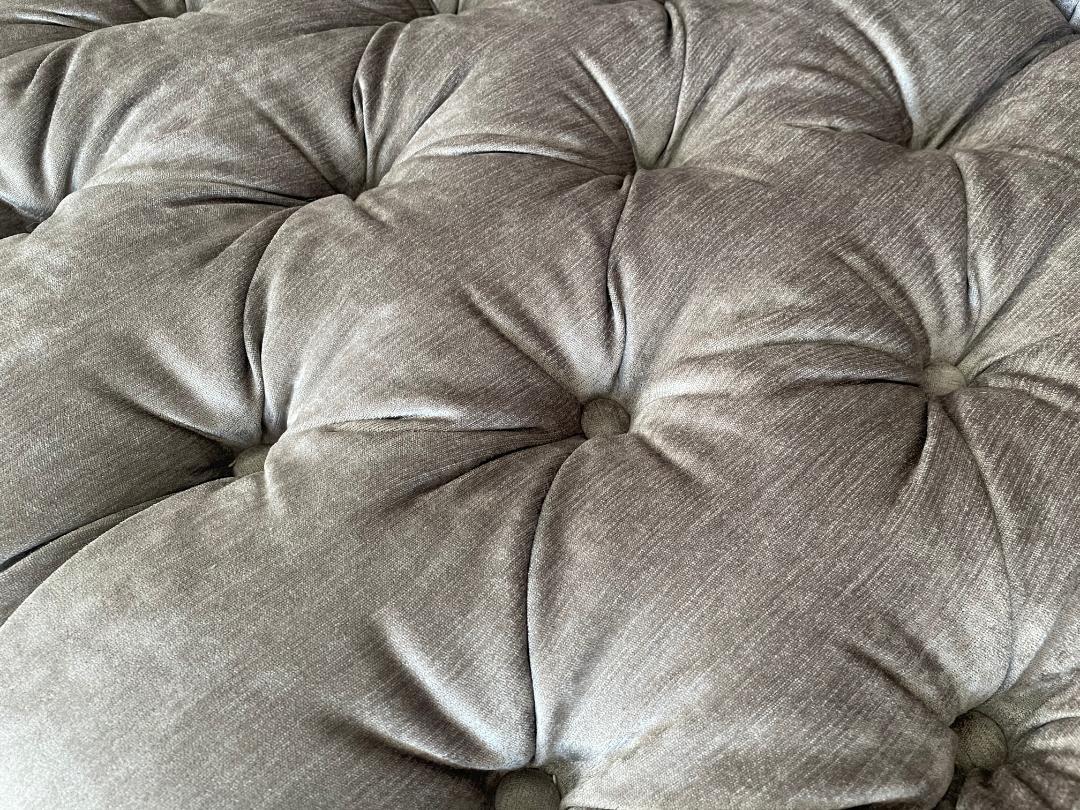 Upholstery Stunning Adrian Pearsall Tufted Sofa Hollywood Regency Mid-Century Modern For Sale