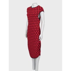 Stunning Alexander McQueen Geometric Print Fitted Dress S
