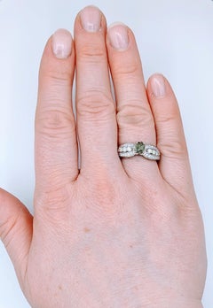 Stunning Alexandrite Peek-a-boo Diamond Ring