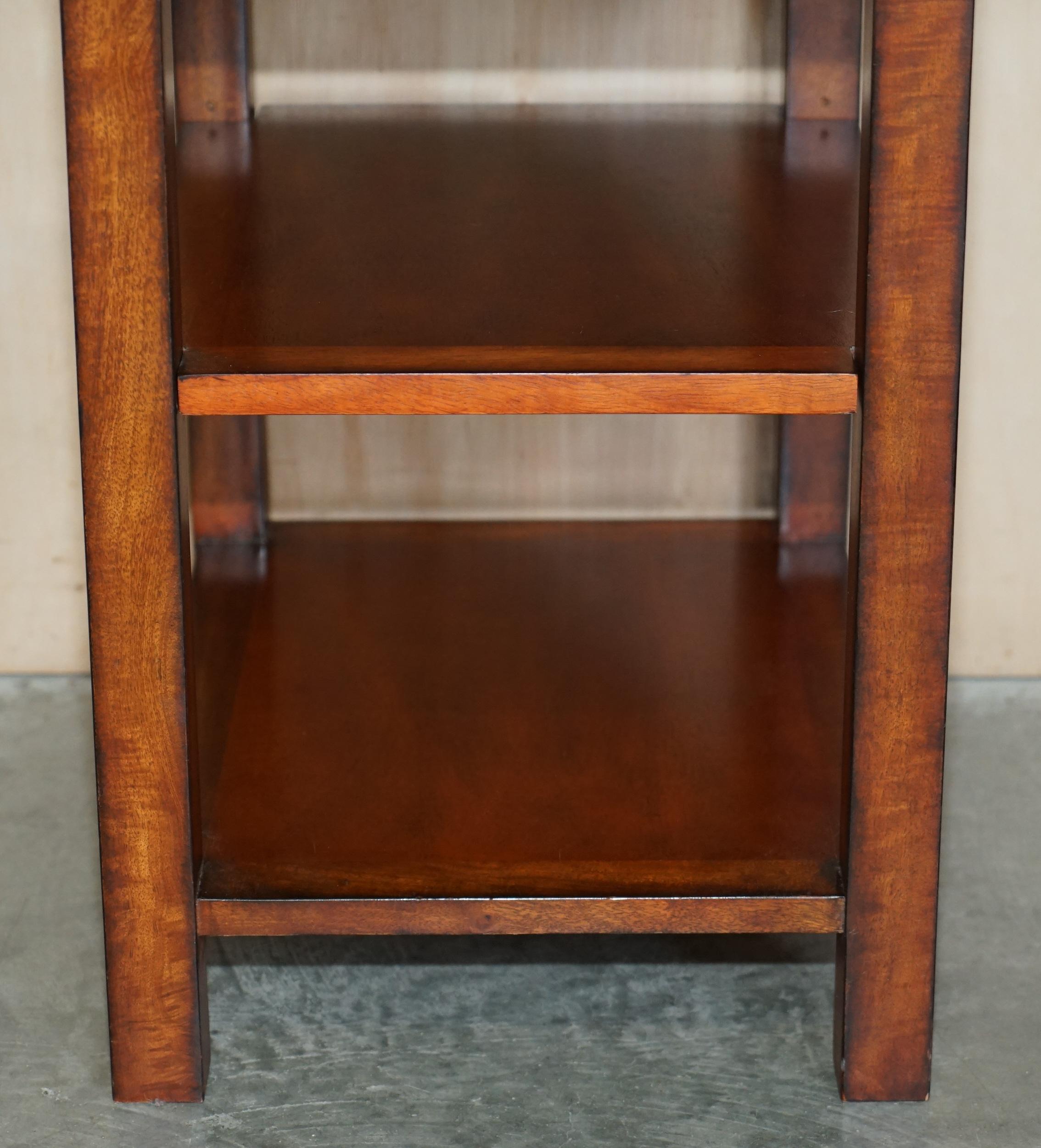 Hand-Crafted Stunning All Military Campaign Side Table with Single Drawer Part of Suite For Sale