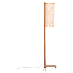 Santa & Cole Organic Floor Lamp, Hardwood, Modern Style, Spain, 1990