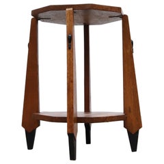 Stunning "Amsterdam School" Deco Side Table