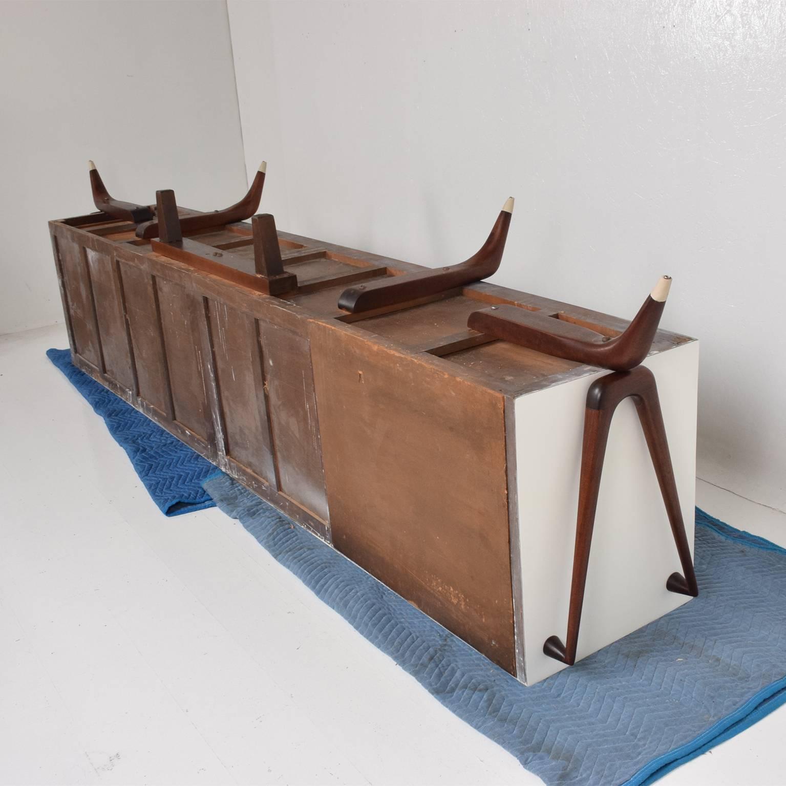 Stunning and Rare Mid-Century Modernist Custom Credenza, Mexico, 1950s 13