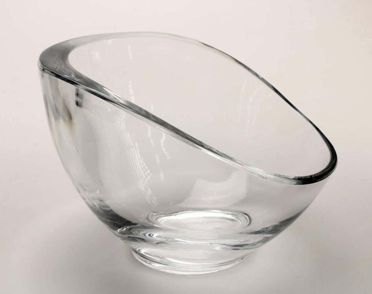 American Stunning and Unique Free-Form Lucite Serving Bowl by Herb Ritts
