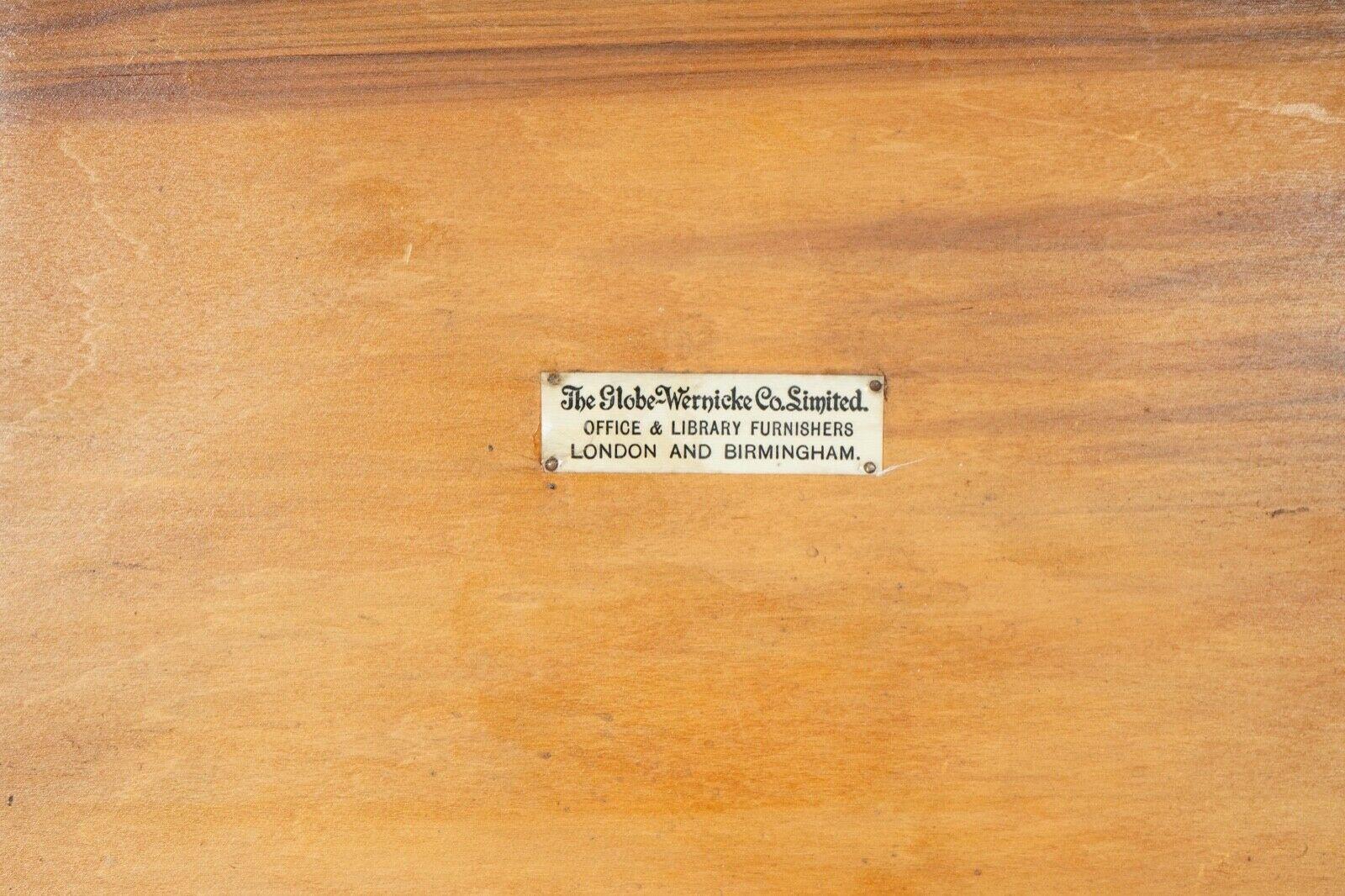Stunning Antique 4 Section Oak Globe Wernicke Barristers Bookcase C.1920 '1/2' 5