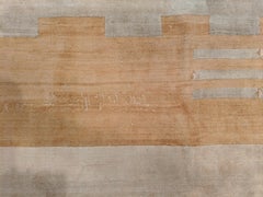 Stunning Antique Art Deco Rug with Cubist Pattern