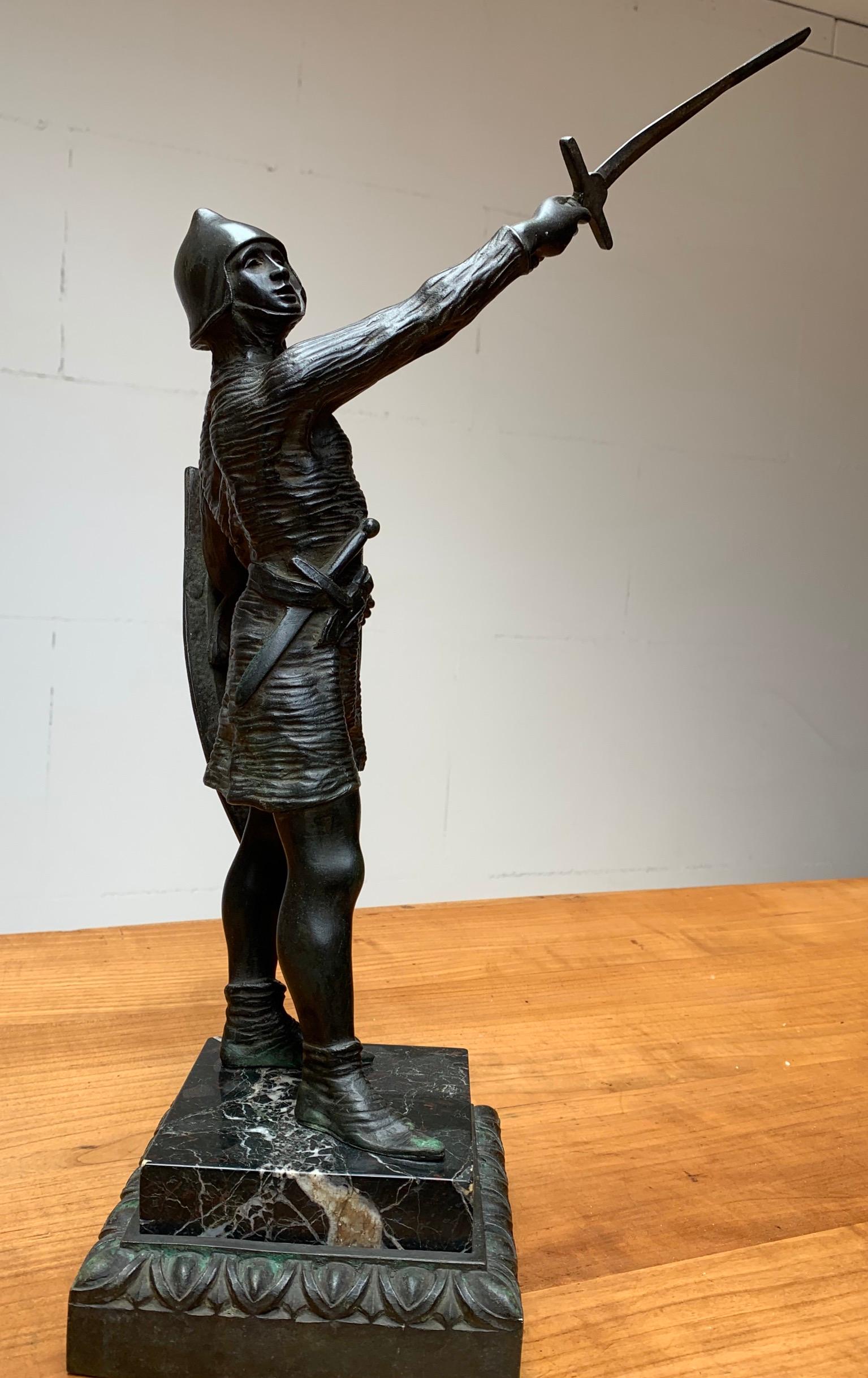 joan of arc bronze statue