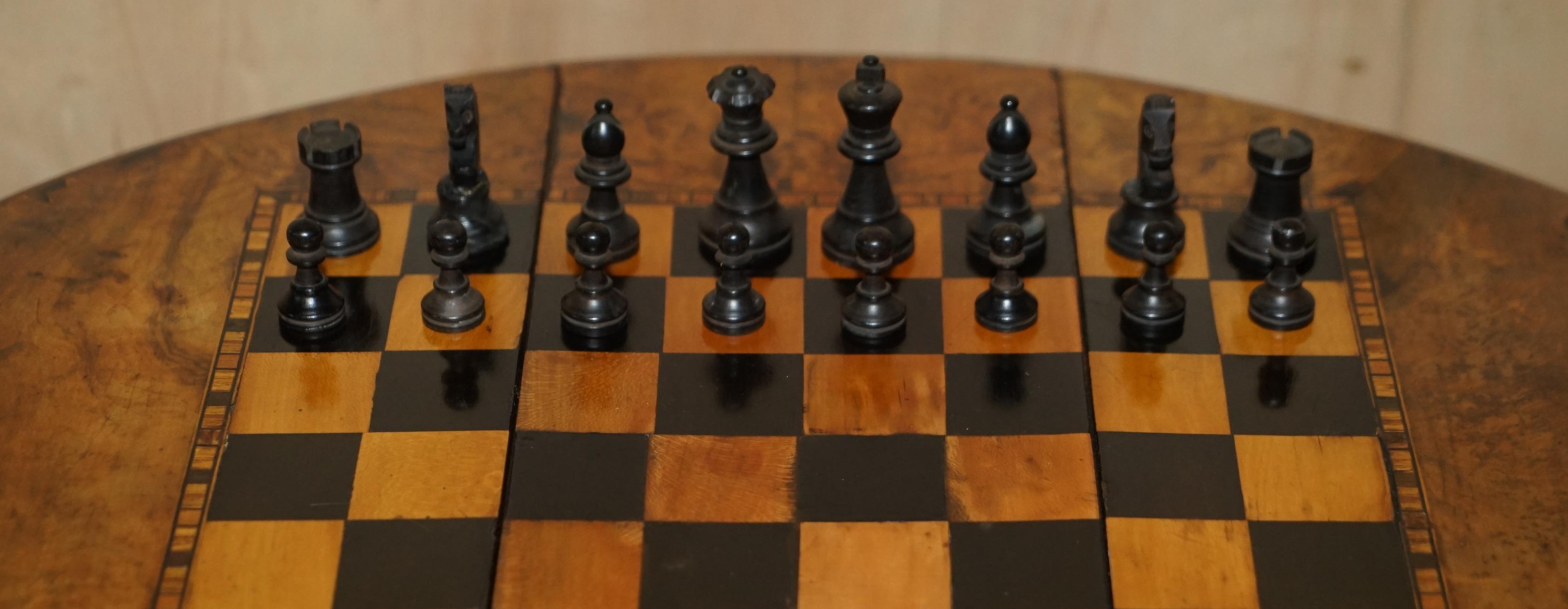 vintage folding chess board